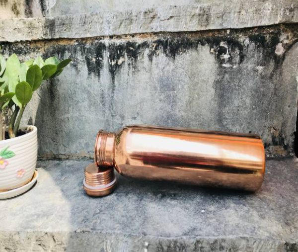 TipC 100% Cooper made Bottle, Water bottle, pure cooper made,Luxury Design, Capacity 1100 ML, Traditional pure copper drink ware - Image 3