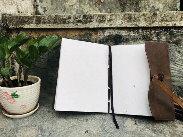 2 Suede Leather Journal, Travel Vintage Journal, Non-Refillable Diary, Lock Journal, Notebook, Sketchbook, Newspaper, Best Valentine Gift - Image 3