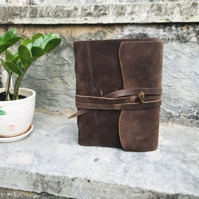 Handmade Buffalo Journal, Leather Sketchbook, Non-Refillable Diary, Journal Cover, Newspaper, Notebook for School, Best Valentine Gift