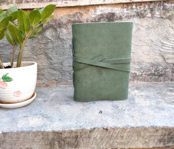 Handmade Leather Journal, Travel Journal Diary, Leather Notebook, Personalized Sketchbook, Newspaper, Lock Journal, Best Valentine Gift - Image 3