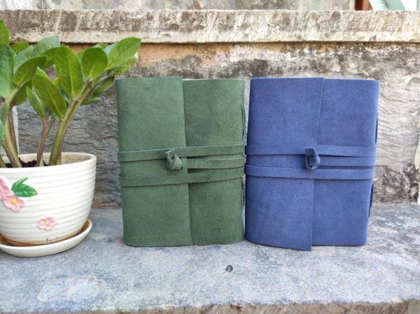 2 Handmade Leather Journal, Travel Vintage Journal, Leather Notebook, Leather Sketchbook, Lock Journal, Newspaper, Best Valentine Gift